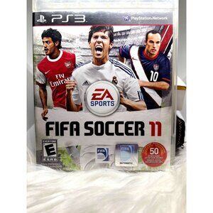 PS3 FIFA Soccer 11 PlayStation EA Sports Rated E for everyone Gaming Family Fun